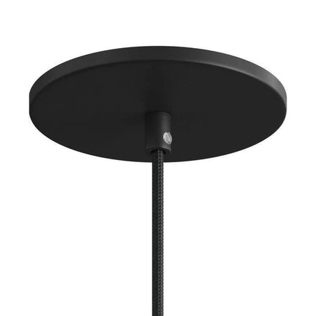 Plafondkap 1 uitgang flush metaal rond 126mm