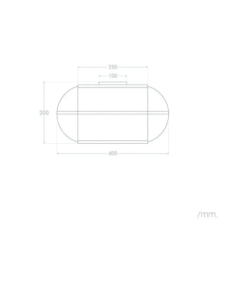 Plafondlamp bamboe 400mm E27 fitting rond 'Geoffrey' - FOIR