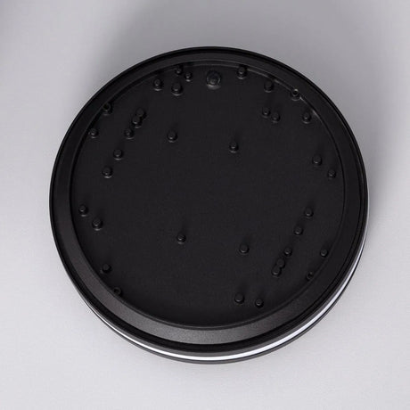 Plafondlamp zwart 'Nataly modern rond E27 fitting 300mm - FOIR