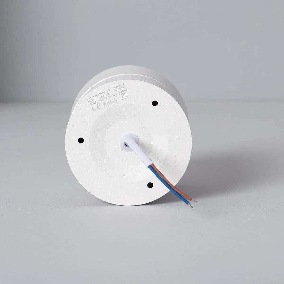 Ronde plafondspot wit verstelbaar modern