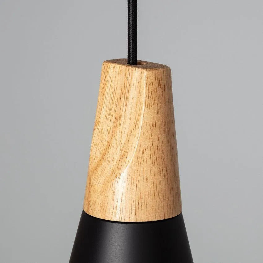 Hanglamp zwart metaal led lamp e27 fitting