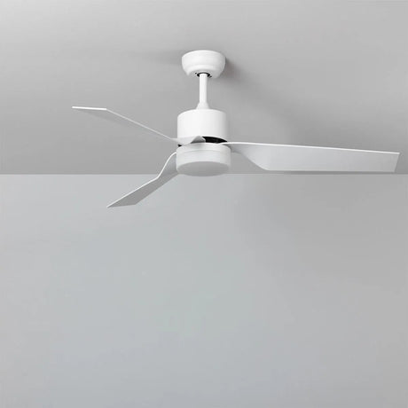 Ventilator wit led lamp groot wit rond afstandsbediening