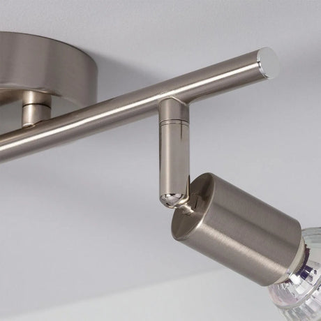 Plafondlamp zilver verstelbaar gu10