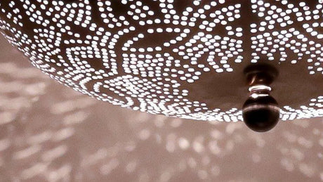 Grote plafondlamp filigrain e27 fitting rond filigrain