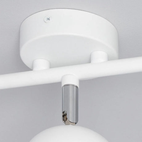 plafondkap witte plafondlamp met 3 spots