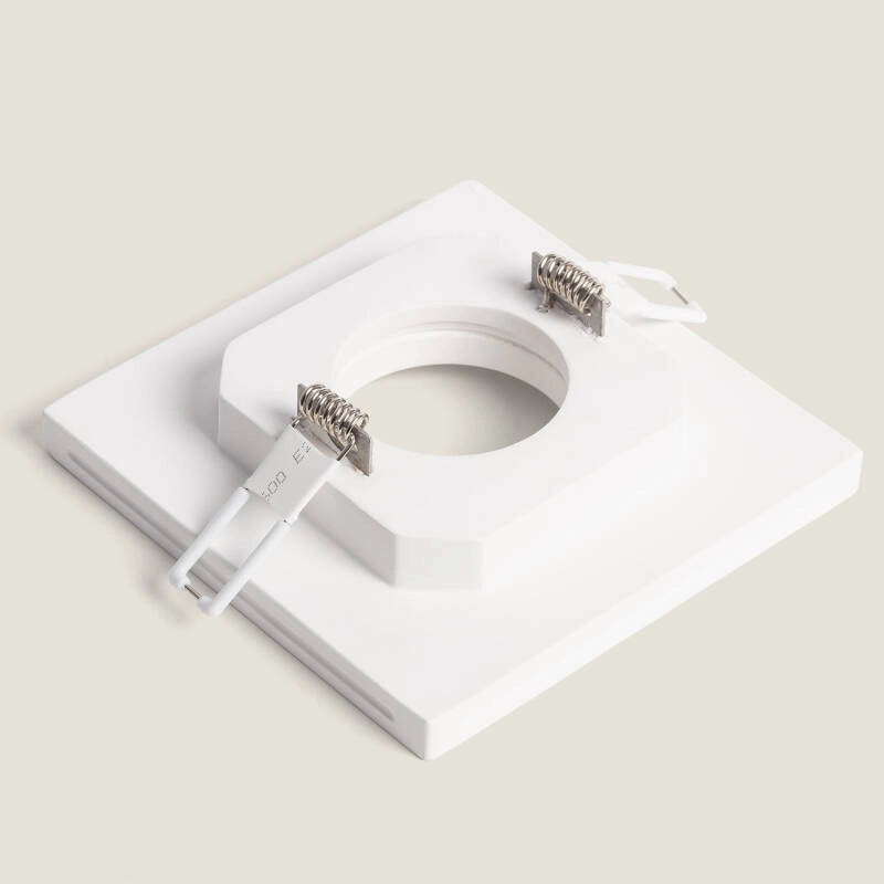 Plafondlamp gips vierkant GU10 inbouwspot