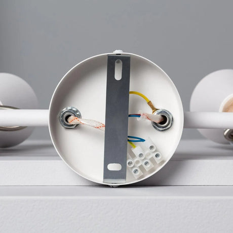 Spot hout wit 'Anna' GU10 fitting 2 spots - FOIR