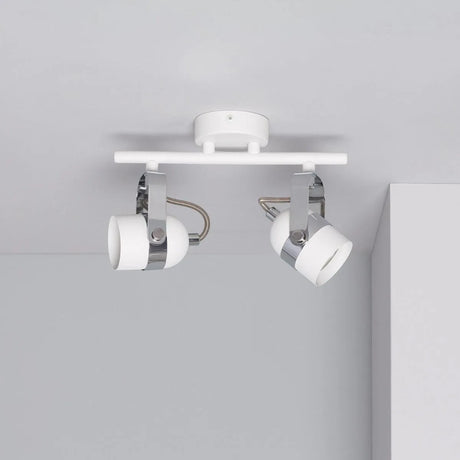 Witte verstelbare plafondlamp gu10 richtbaar