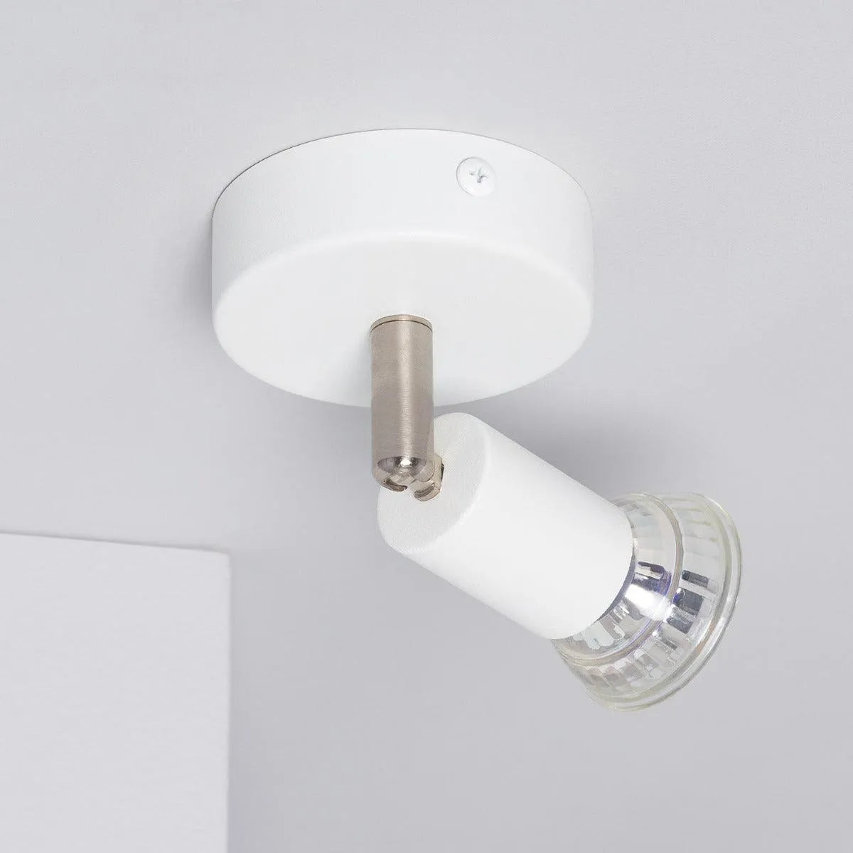 Plafondspot wit 'Wit' budget design verstelbaar rond gu10 - FOIR