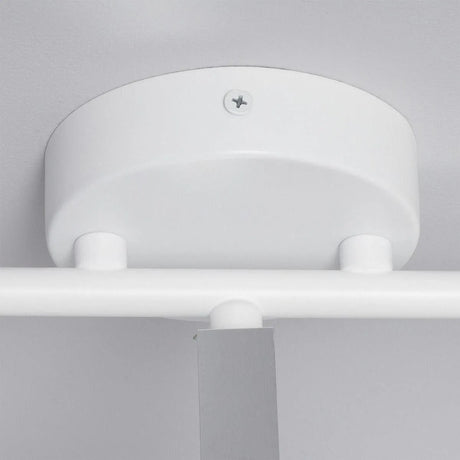 Plafondlamp wit modern gu10 hout spot verstelbaar