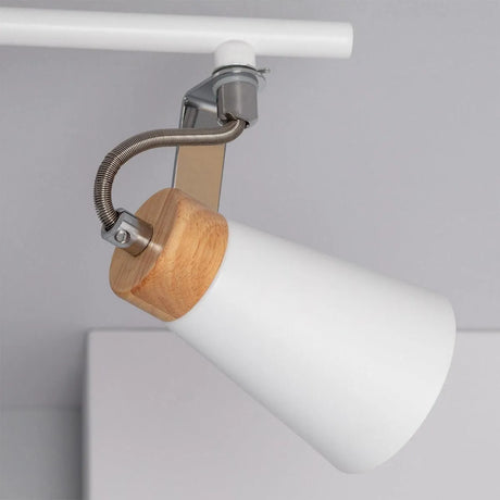 Plafondspot wit gu10 hout modern design