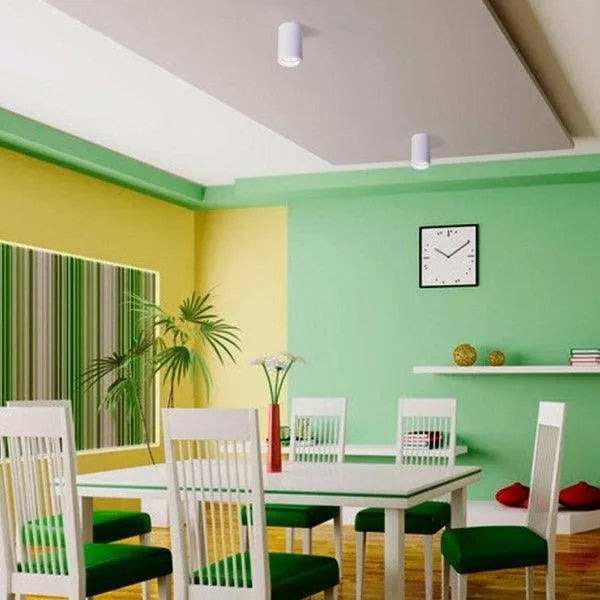 Witte opbouw spot rond wit industrieel