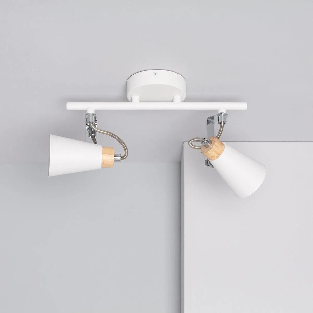 Witte plafondspot gu10 modern verstelbaar