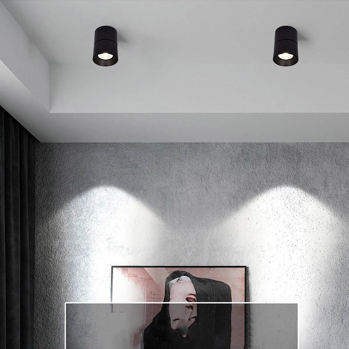 led plafondlamp kopen zwart verstelbaar modern led