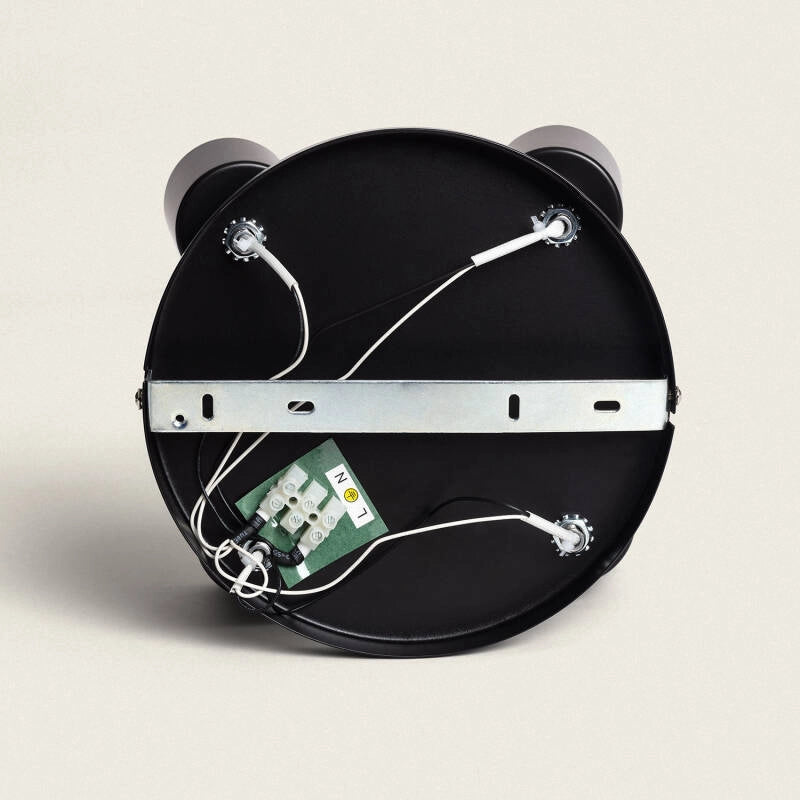 Plafondspot zwart verstelbaar 'Dirk' GU10 led lamp