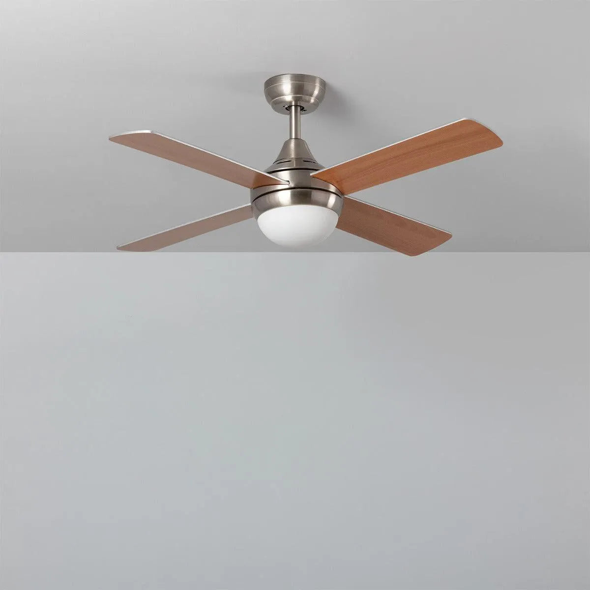 Plafondventilator modern 'Navy' hout modern led lamp 43cm x 110cm - FOIR