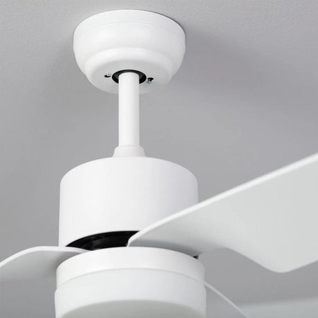 Plafondventilator wit 'Minimal' PRO groot LED modern 132cm - FOIR
