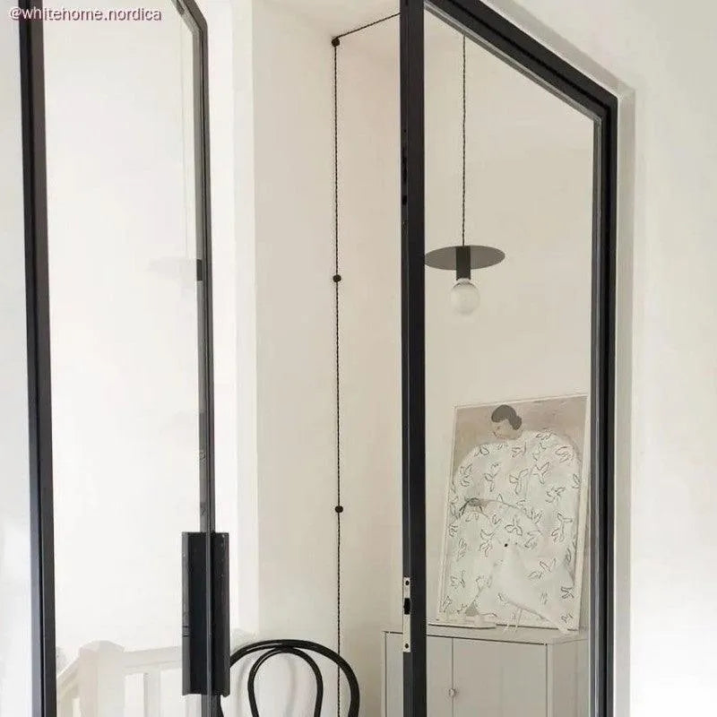 Disc klein hanglamp zwart gat voor e27 fitting 240mm - FOIR