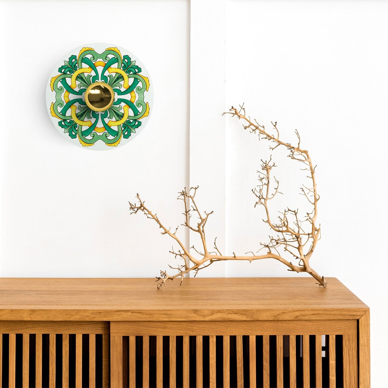 Wandlamp met Reflector rond led design Retro