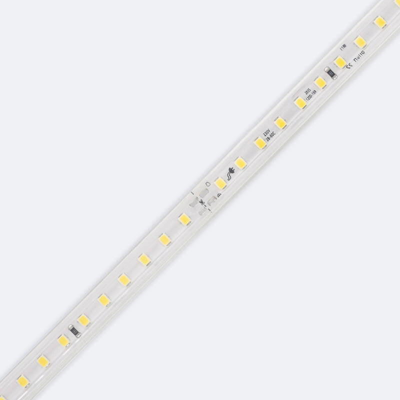LED Strip 1 - 50 meter ROOD 220v IP65 om 20 cm te knippen