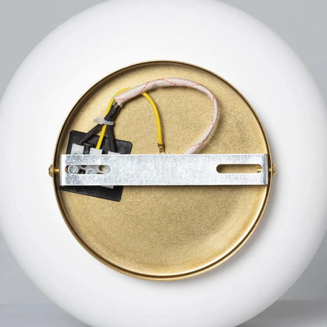 Plafondlamp zwart of wit & goud rond 'Koloman' E27 fitting design lamp 200mm - FOIR