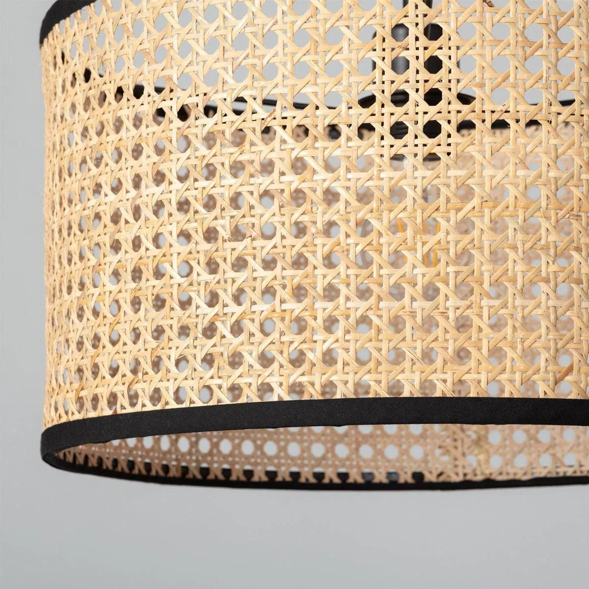 Gevlochten hanglamp modern e27 fitting led lamp 380mm