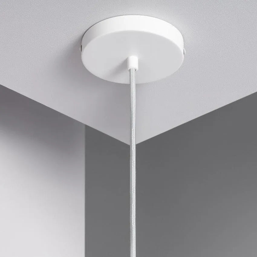 Hanglamp rotan modern 'Tinan' E27 fitting modern gevlochten led lamp 32 cm - FOIR