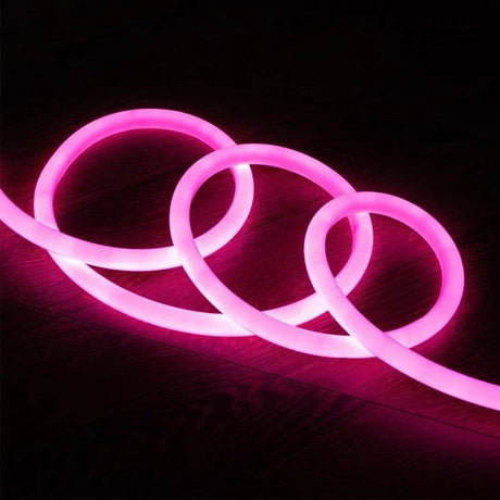 Flexibele roze neon led strip 12m / 12 meter (Roze) - FOIR