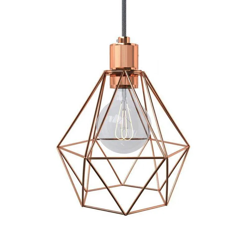 Fitting lamp koper e27 modern lamp maken