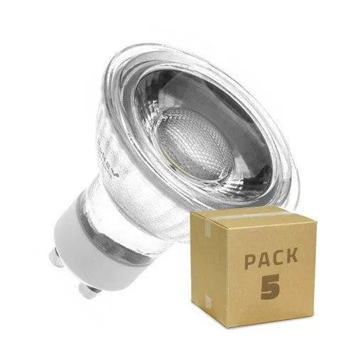 GU10 lamp goedkoop 5x inbouwspot led lamp warm wit