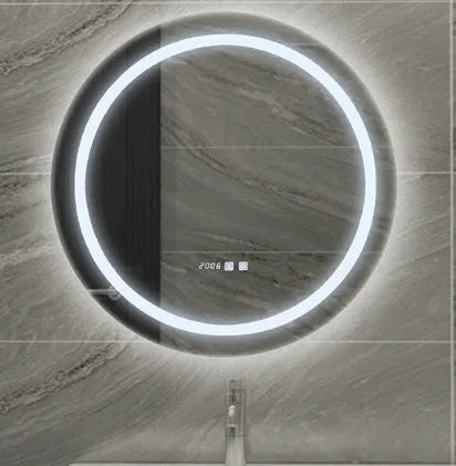 Badkamerspiegel LED rond 'Stini' Anti-Condens met Touch 60 cm - FOIR