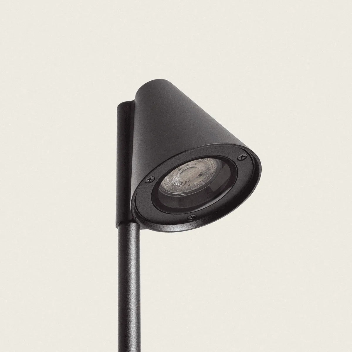 Staande buitenlamp 'Dram' gu10 metaal zwart 60cm - FOIR