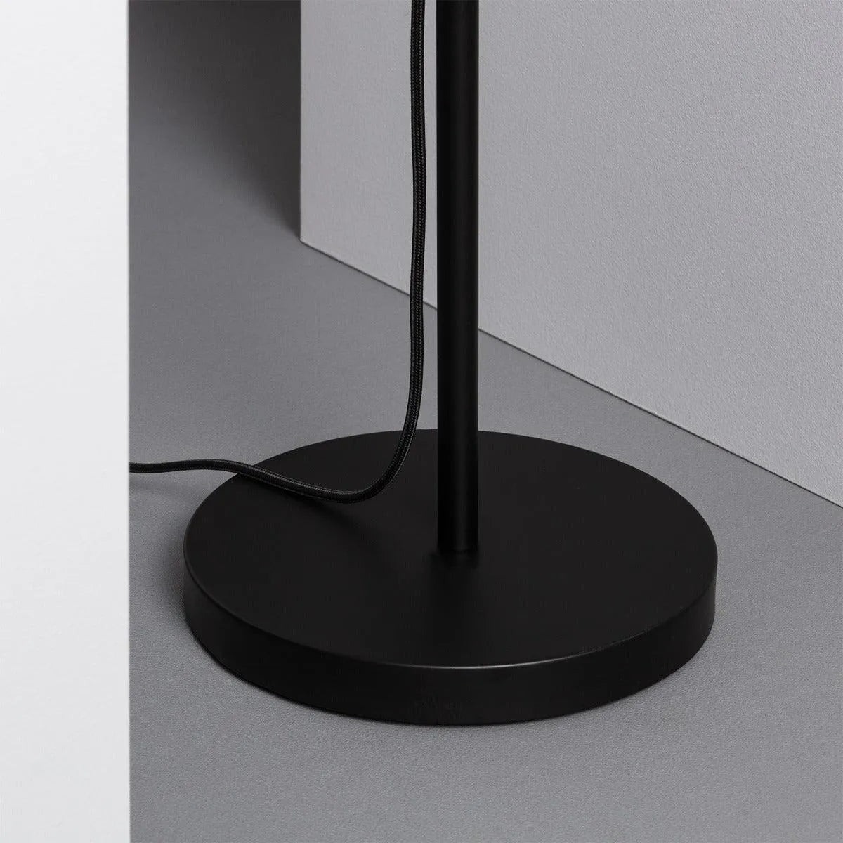 Staande lamp 'Lux' zwart leeslamp E27 fitting modern verstelbaar 143cm - FOIR