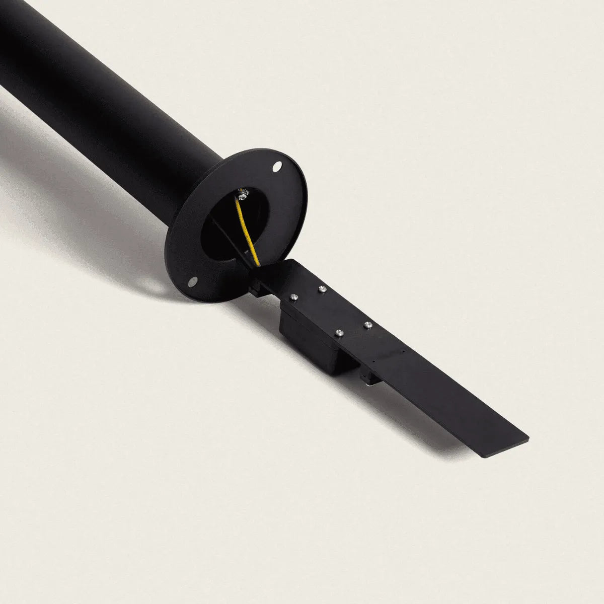 Staande buitenlamp zwart e27 fittng 50cm - FOIR