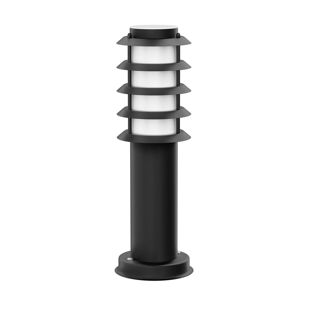 Staande buitenlamp Metaal Poller E27 tuinpadverlichting 39 cm
