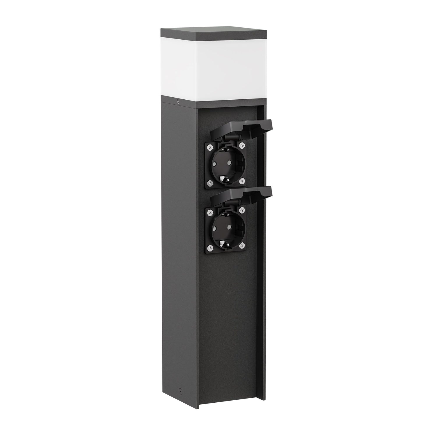 Staande buitenlamp met stopcontact buiten G9 2x EU 39 cm