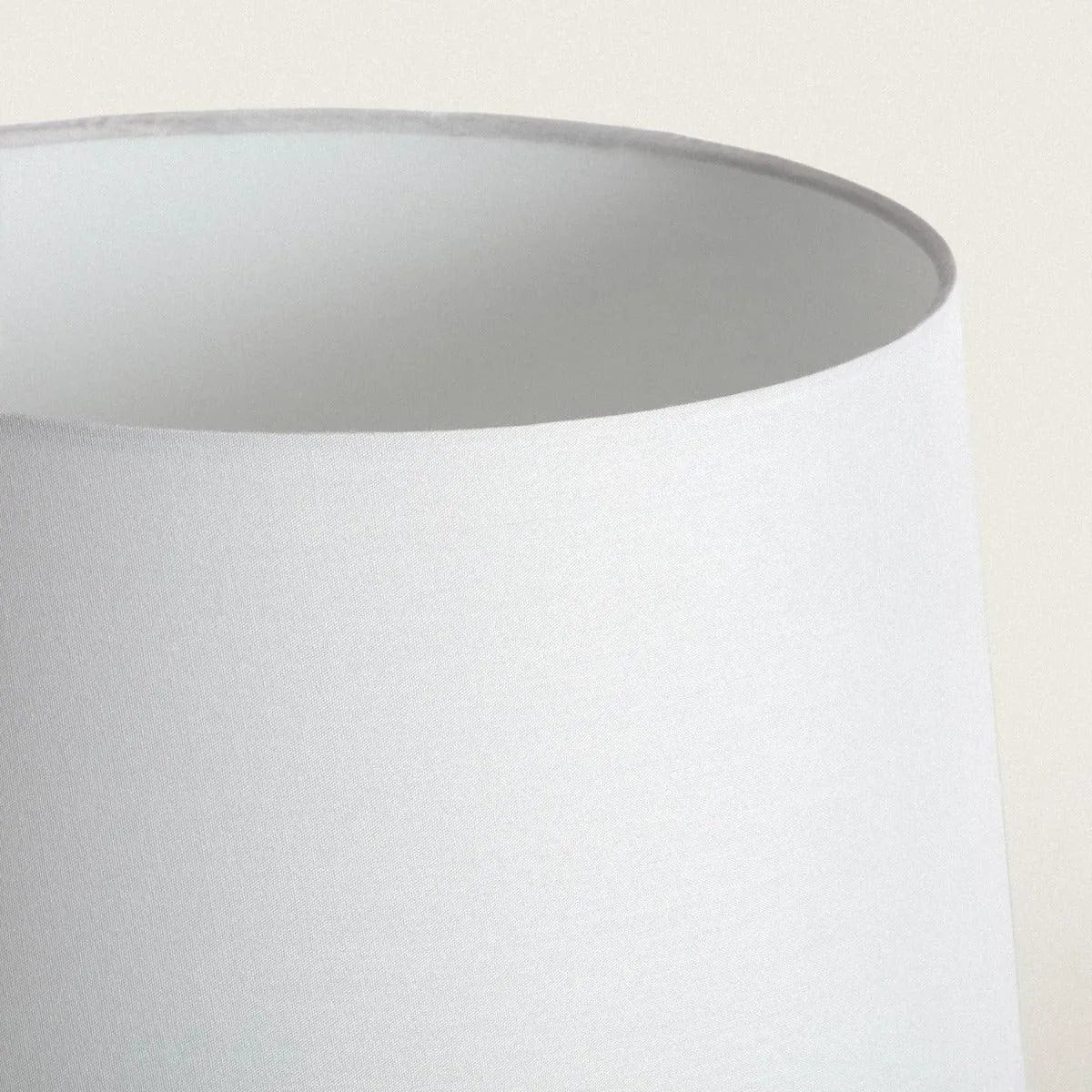 Beige tafellamp modern met stoffen kap E27 fitting stekker en schakelaar 'Kiona' 56cm - FOIR