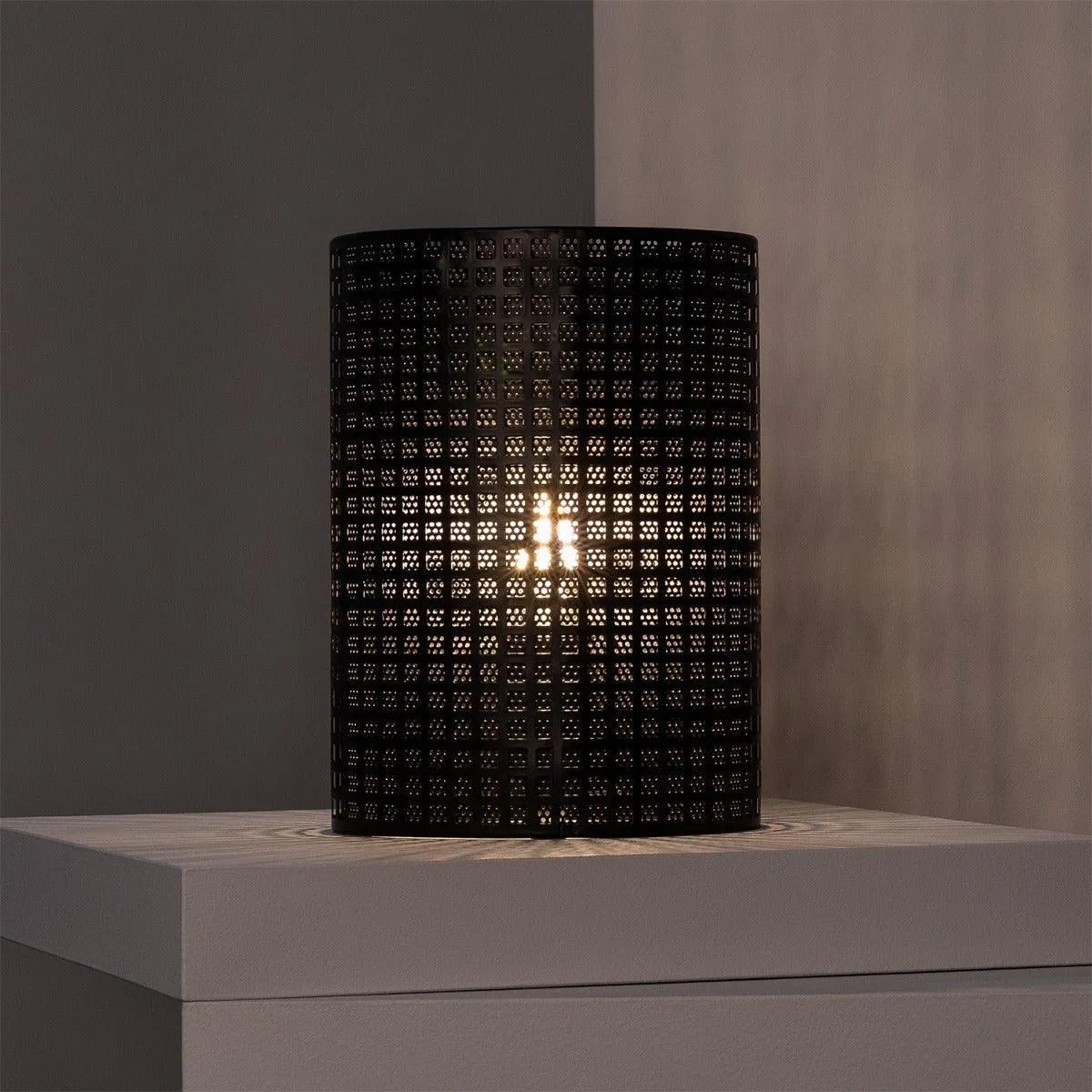 Tafellamp modern 'Patience' E27 fitting modern gaas 20 cm - FOIR