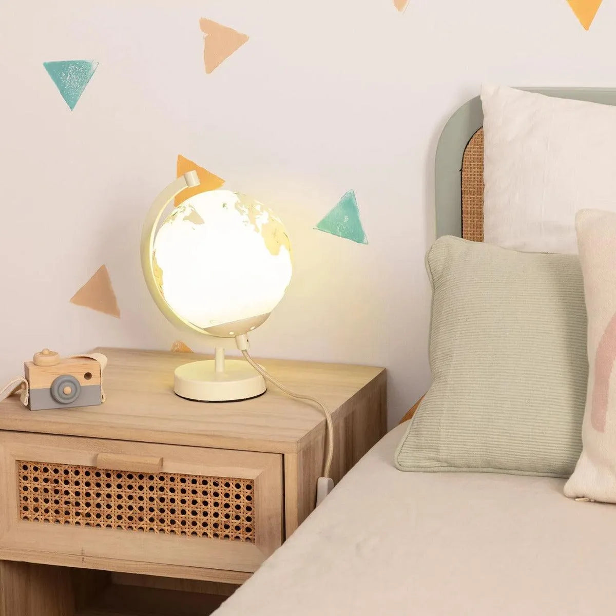 Wereldbol tafellamp met lichtbron voor kinderkamer - FOIR lamp kind