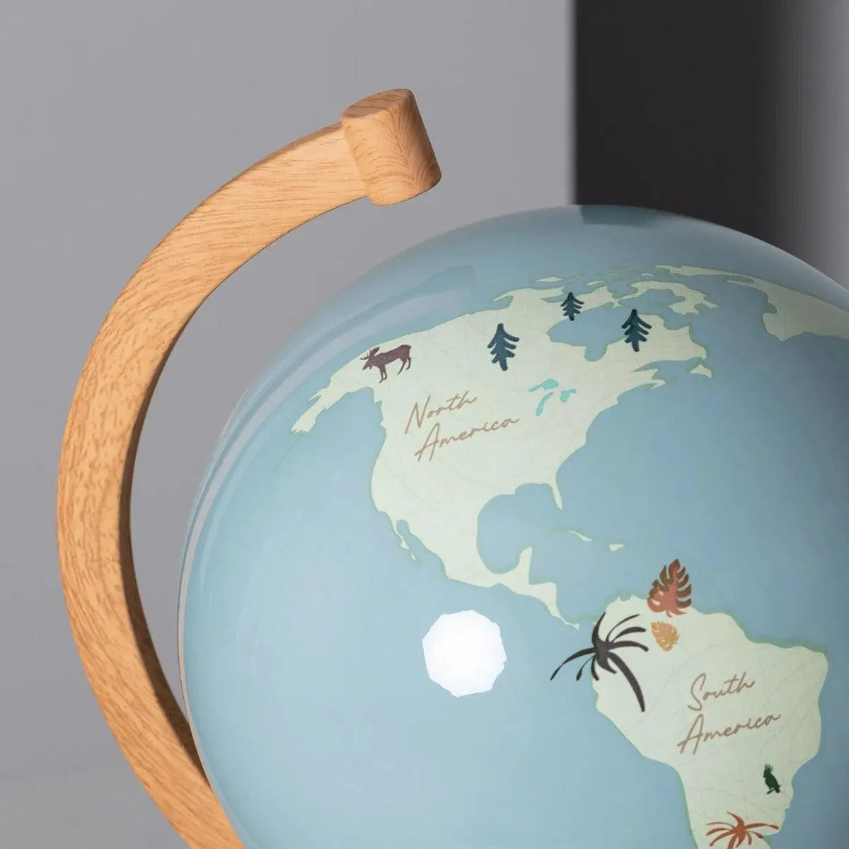 Wereldbol tafellamp met lichtbron voor kinderkamer - FOIR