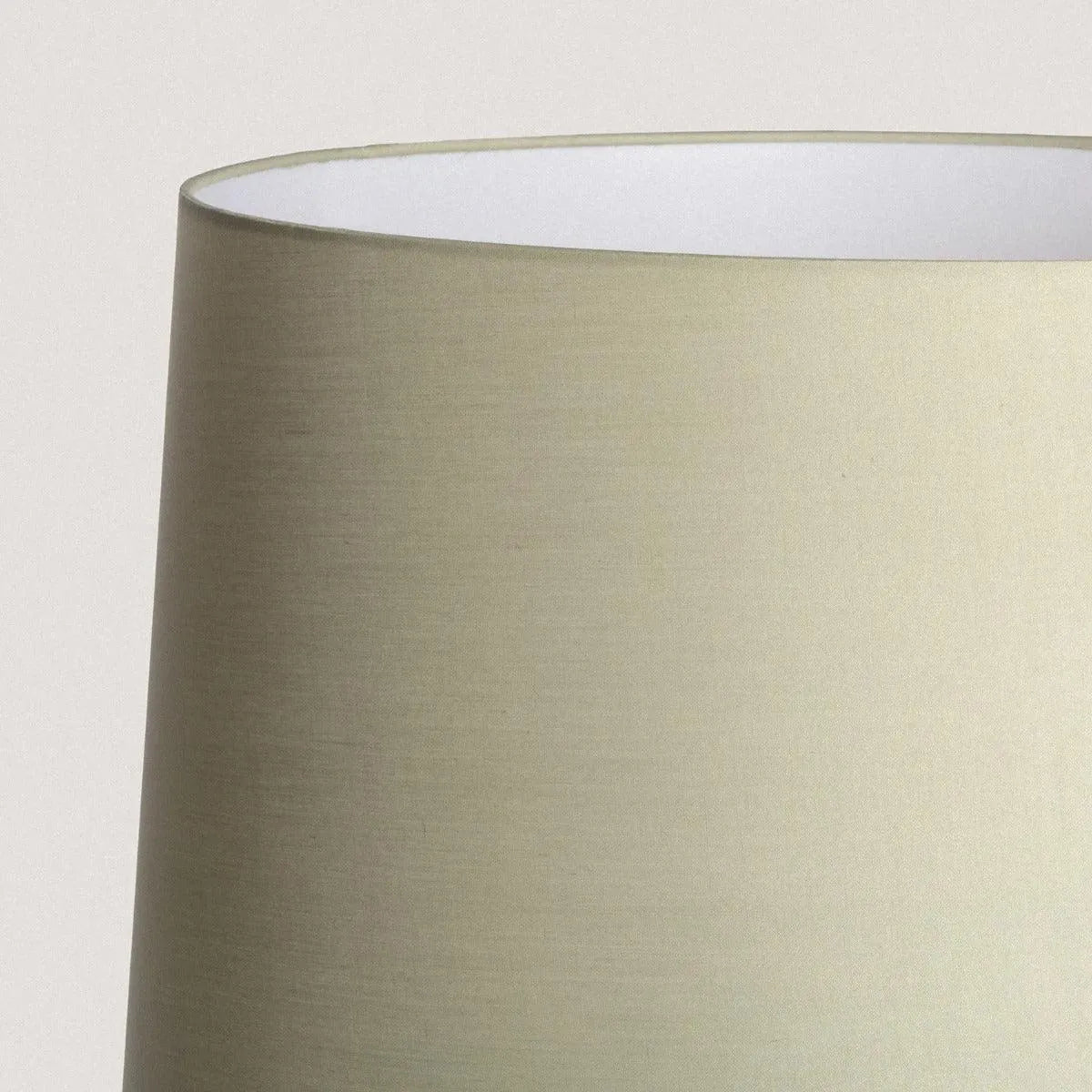 Vloerlamp met 3 houten poten & stoffen E27 fitting 'Melchior' 162 cm - FOIR