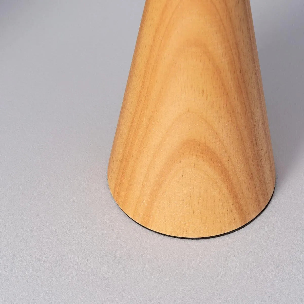 Tafellamp hout wit 'Daya' hout wit E14 fitting modern witte kap - FOIR