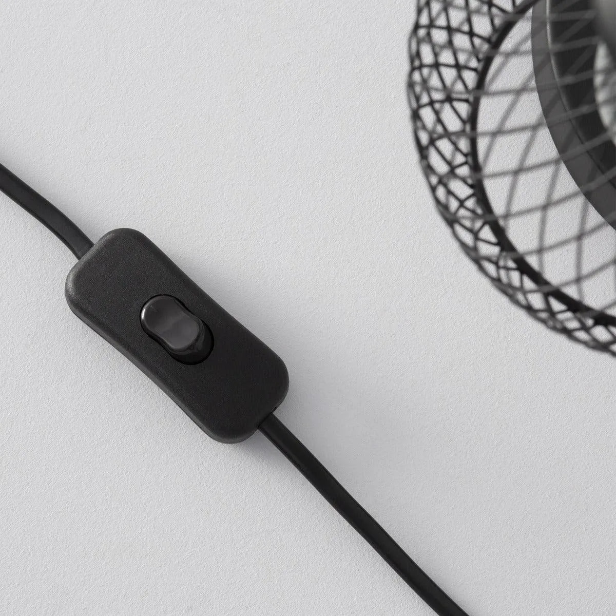 Tafellamp zwart 'Mona' modern E14 fitting led lamp 50 cm - FOIR