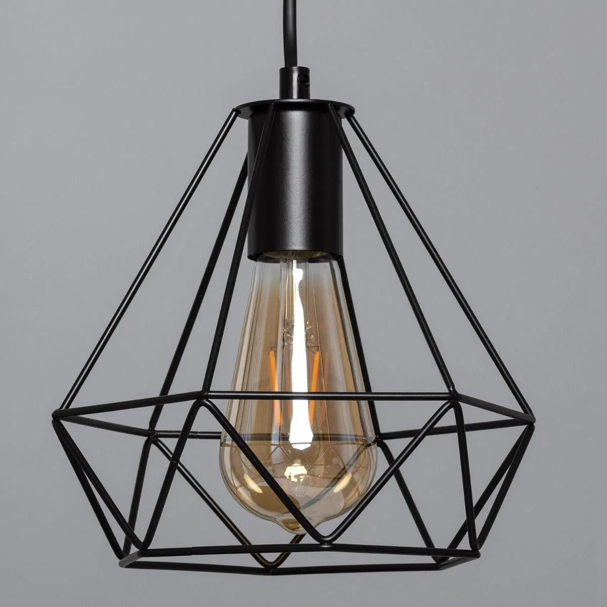 Tafellamp hout metaal 'Sardi' industrieel modern e27 fitting 435mm - FOIR