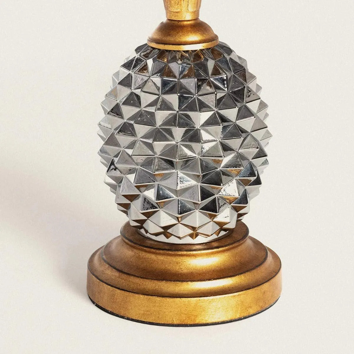 Tafellamp zwart schakelaar 'Pineapple' 55 cm - FOIR