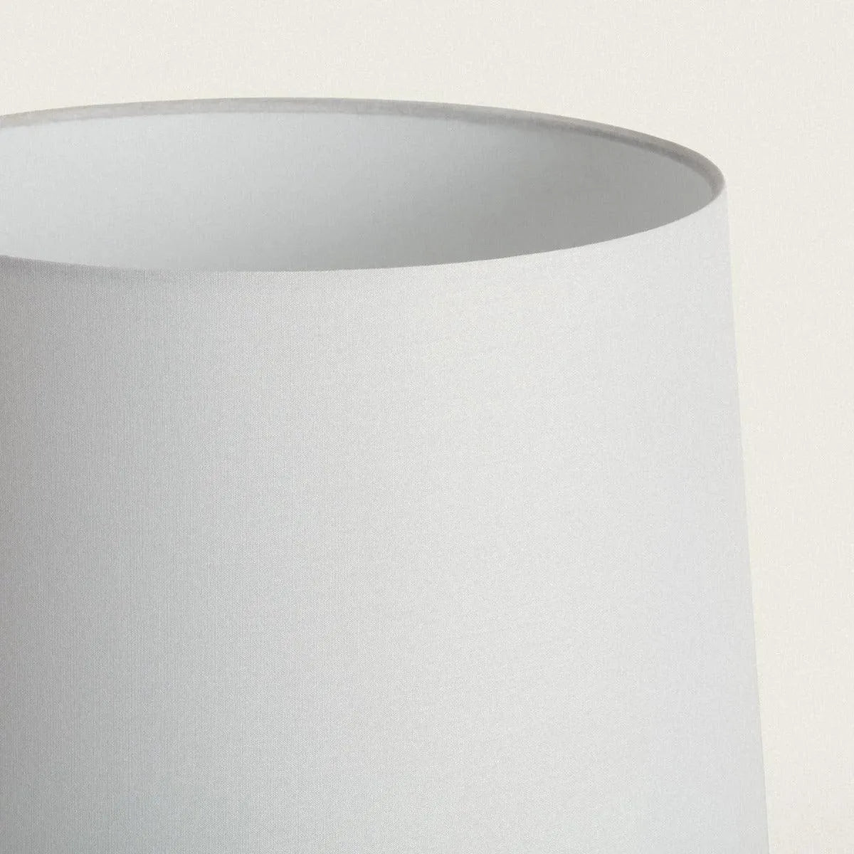 Tafellamp kaki-groen porselein met stoffen kap E27 fitting 'Adrien' - FOIR