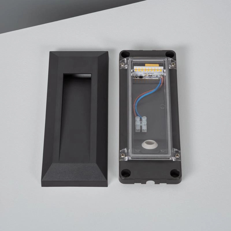 Trapverlichting rechthoek 1W led 2700k