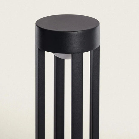 Staande lamp 'Elda' modern led lamp rond zwart 7W IP54 60 cm - FOIR