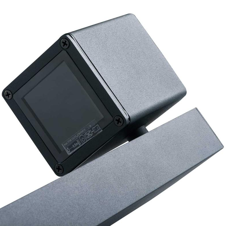 Staande buitenlamp vierkant tuinpadverlichting vierkant GU10 metaal 50 cm