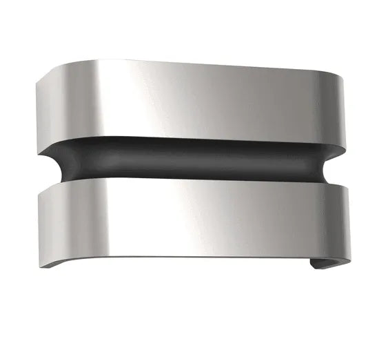 lutec wandlamp maya zilver 3000k warm wit led